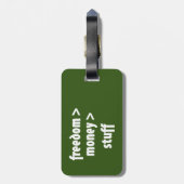 自由>お金>物 ラゲッジタグ (裏面縦)
