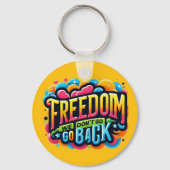 自由 キーホルダー (正面)