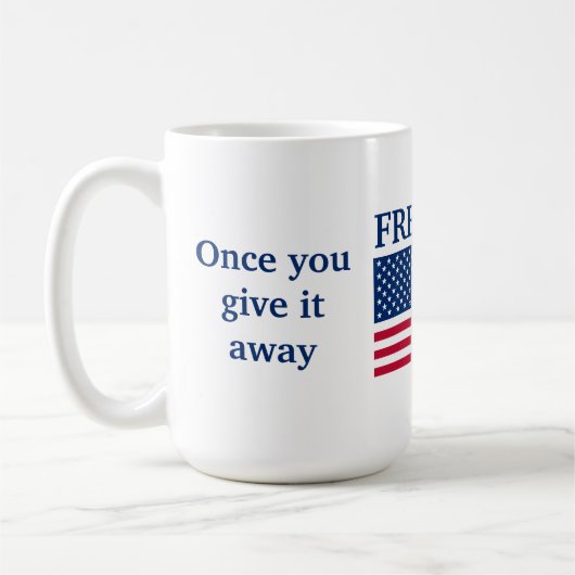 自由 コーヒーマグカップ (左)