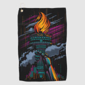 自由 ゴルフタオル (正面)