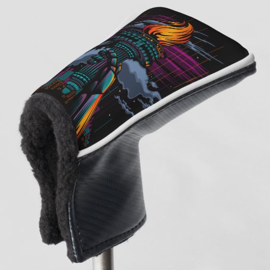 自由 ゴルフヘッドカバー (3/4 正面)