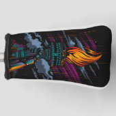 自由 ゴルフヘッドカバー (正面)