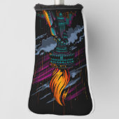 自由 ゴルフヘッドカバー (回転90)