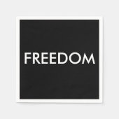 自由 スタンダードカクテルナプキン (正面)