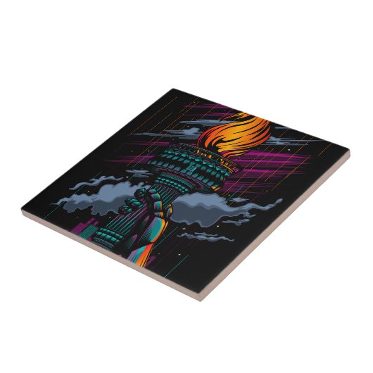 自由 タイル (側面)