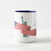 自由 ツートーンマグカップ (中央)