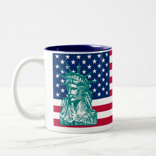 自由 ツートーンマグカップ (左)