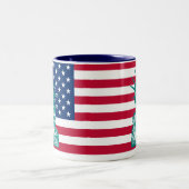 自由 ツートーンマグカップ (中央)