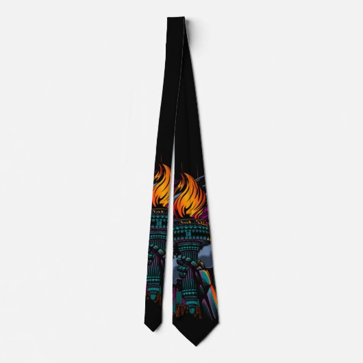 自由 ネクタイ (裏面)