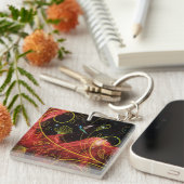 自由 – ハミングバード キーホルダー (正面右)