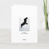 "自由"バルドイーグルサンキューカード サンキューカード (裏面)