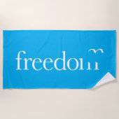 自由 ビーチタオル (正面)