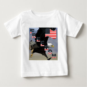 自由 ベビーTシャツ