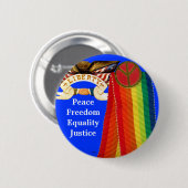 自由-ボタン 缶バッジ (正面&裏面)