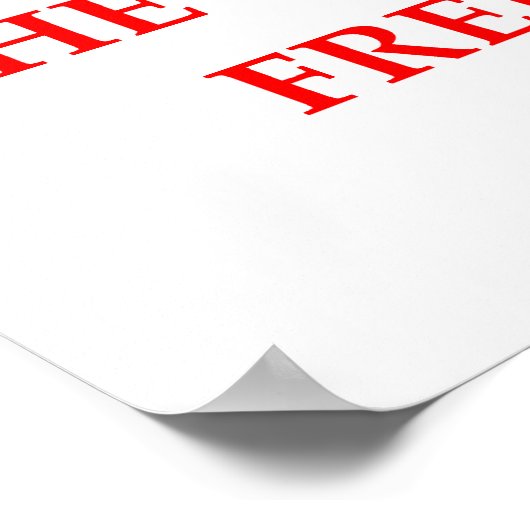 自由 ポスター (角)