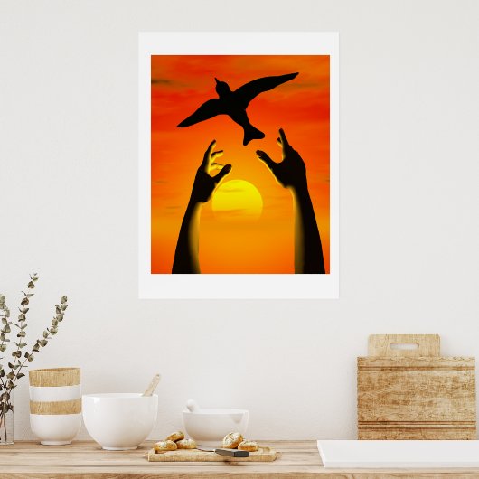 自由 ポスター (キッチン)