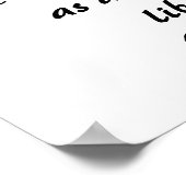 自由 ポスター (角)