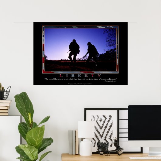 自由 ポスター (ホームオフィス)