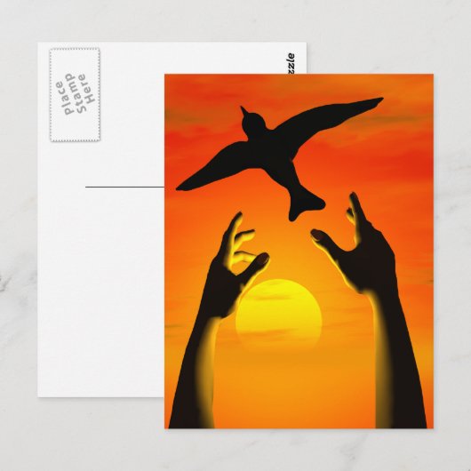 自由 ポストカード (正面/裏面)