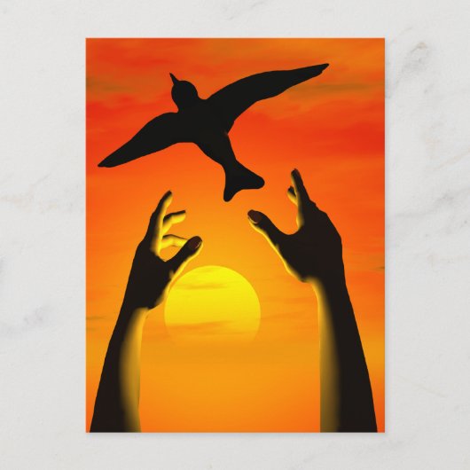 自由 ポストカード (正面)