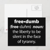 自由 ポストカード (正面/裏面)