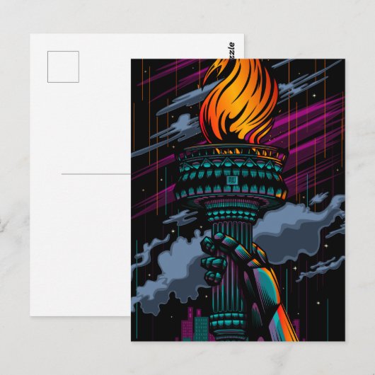 自由 ポストカード (正面/裏面)