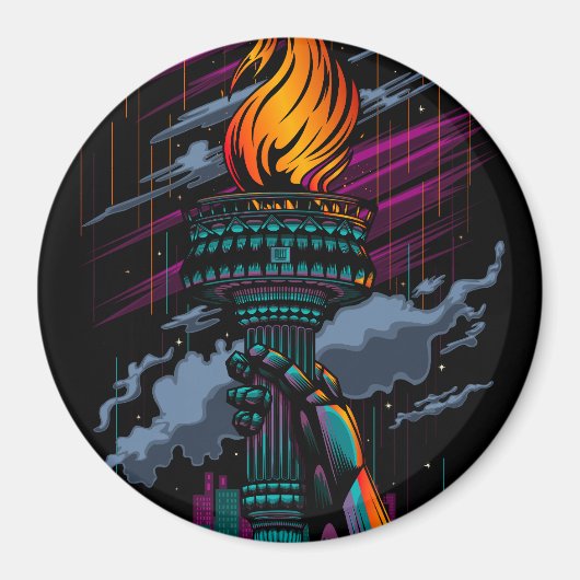 自由 マグネット (正面)