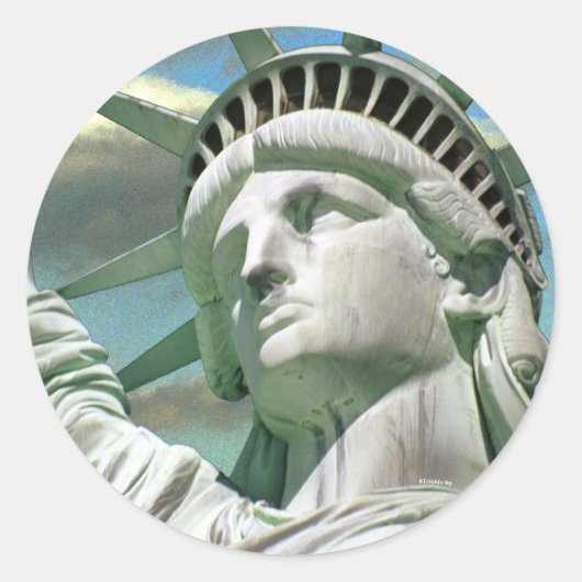 自由 ラウンドシール (正面)