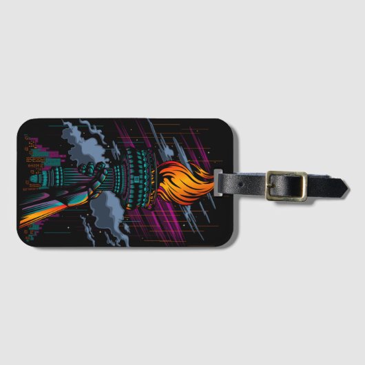 自由 ラゲッジタグ (正面横)