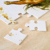 自由 – ランニング自由の馬 – 動物アート ジグソーパズル (側面)