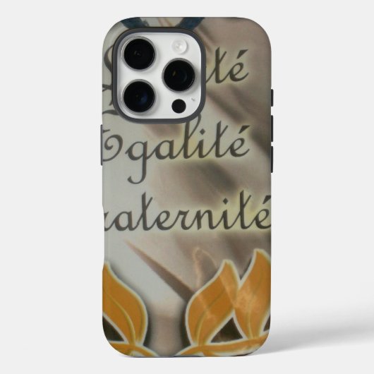 自由 平等 博愛.png Case-Mate iPhoneケース (裏面)