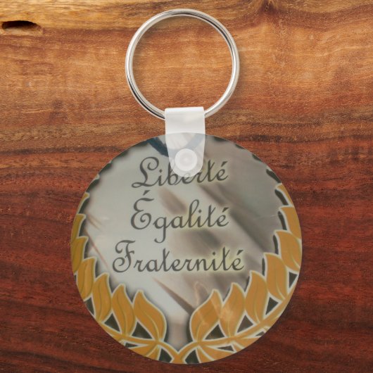 自由、平等、男子学生の社交クラブ:繁栄する未来 キーホルダー (正面)