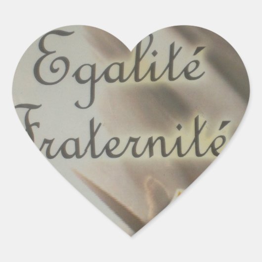 自由、平等、男子学生の社交クラブ：繁栄する未来 ハートシール (正面)