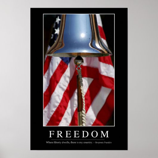 自由:感動的引用文1 ポスター (正面)