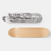 自由 – 敢えて自由になる スケートボード (横)