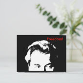 自由！（更新） ポストカード (スタンド正面)