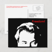 自由！（更新） ポストカード (正面/裏面)