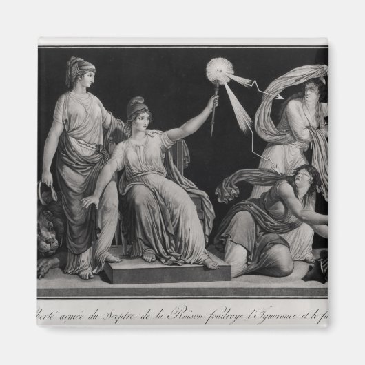 自由，無知とファンタシズムを打ち破る マグネット (正面)