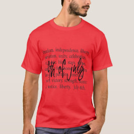 自由, 独立, 自由 7月4日 Tシャツ