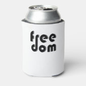 自由 缶クーラー (缶裏面)