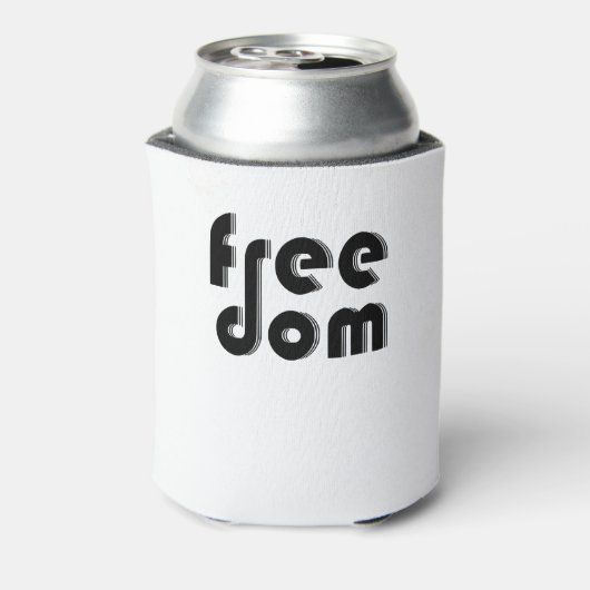 自由 缶クーラー (缶裏面)