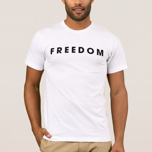 自由、自由チャーリー Tシャツ (正面)