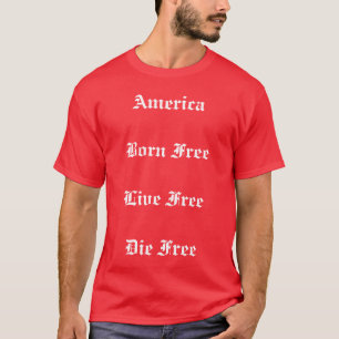 自由! 自由! 自由! Tシャツ