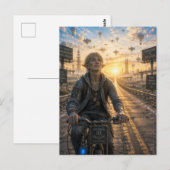 自由 / 自転車 / 空っぽの高速道路 ポストカード (正面/裏面)