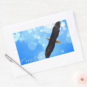 自由 長方形シール (封筒)