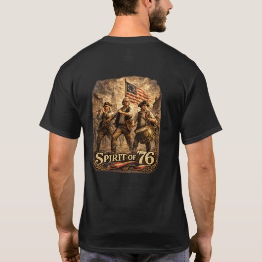 自由 1776 Tシャツ (裏面)