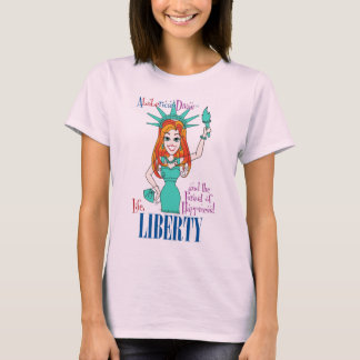 自由- AbabericanDivas (tm) Tシャツ
