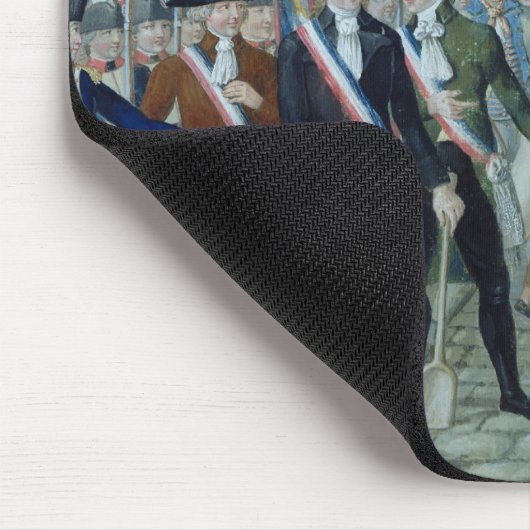 自由、c.1789の木の植わること マウスパッド (コーナー)