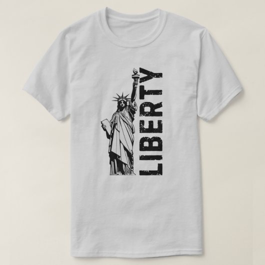 自由 Tシャツ (デザイン正面)
