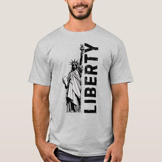 自由 Tシャツ (正面)